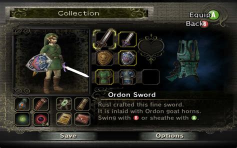 The Legend Of Zelda Twilight Princess All Items And Upgrades Cheat