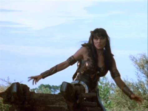 xena lucy lawless battles callisto hudson leick for the first time to rescue gabrielle and