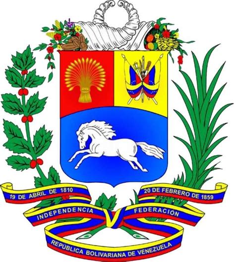 escudo nacional de venezuela escudo de venezuela bandera nacional de venezuela simbolos patrios