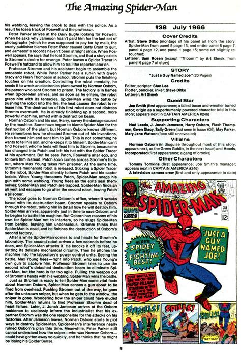 Read Online The Official Marvel Index To The Amazing Spider Man Comic