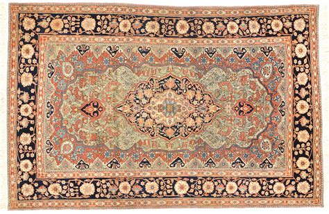 bonhams a mohtasham kashan rug central persia size approximately 4ft 5in x 7ft