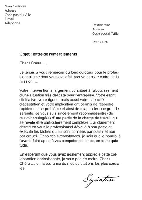 Un projet professionnel est très important pour. exemple lettre de collaboration - Modele de lettre type