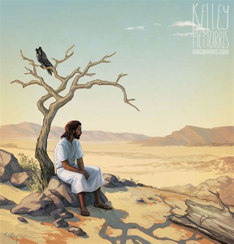 Kelley Mcmorris Illustration Jesus Tempted In The Desert