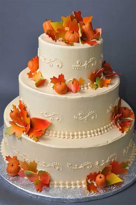 36 fall wedding cakes that wow wedding forward fall wedding cakes fall cakes simple