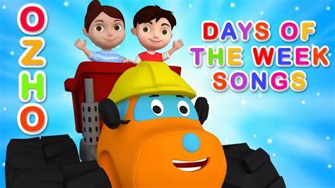 Designed for young children and toddlers between ages 2 to 8 years old, simple controls to drive the monster trucks along the course. Monster Truck OZHO teaches Days of the Week - Songs for Children | Rhymes | Learning Videos for ...
