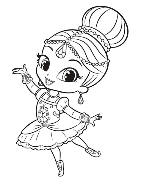 Kolorowanka Do Druku Shimmer And Shine – Coloring Pages