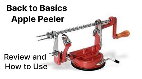 Peel Away Apple Peeler Youtube