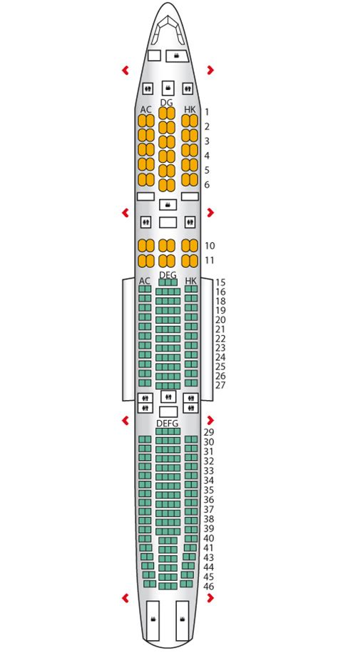 Lufthansa Airbus A330 300 Seating Plan Elcho Table