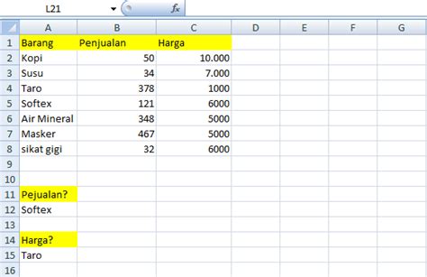 Fungsi Rumus Vlookup Di Excel Dan Contoh Penggunaannya Blogger Toraja