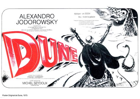Poster Original De Dune 1975 Acpg Les Cinémas De Proximité De La
