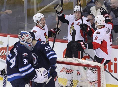 Senators Lean On Hammond In Win Over Jets The Globe And Mail