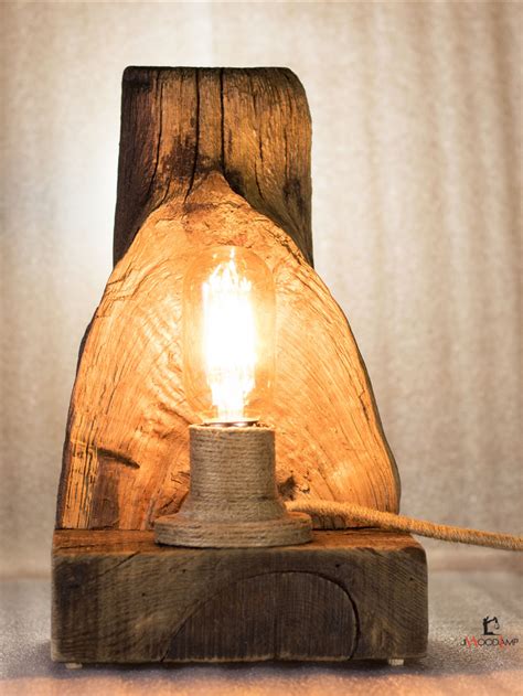 Driftwood Lamp Wood Lamp Rustic Light Table Lighting Wood Log Lamp