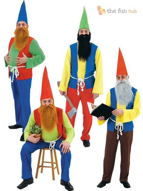 Kleidung Accessoires Fancy Dress Adults Dwarves Smurf Elf Gnome