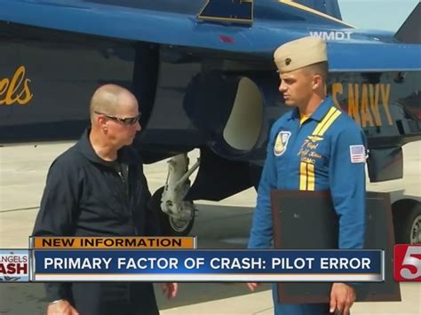 Pilot Error Primary Cause Of Blue Angels Crash