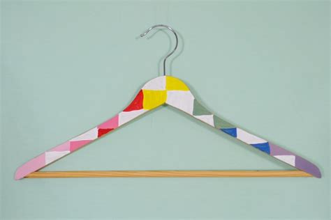 Painted Wooden Hangers · How To Make A Clothes Hanger · Art On Cut Out