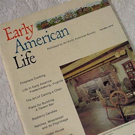 Vintage Early American Life Magazine October By Itsyourcountry 1599