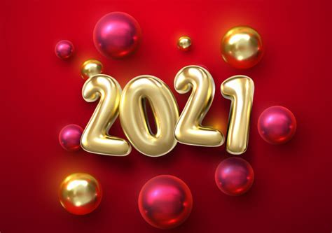 Happy New Year 2021 Messages | Funny New year 2021 SMS ... Happy new year, 2021 numbers on green fir branches and holiday ornaments on white background.