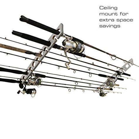 Rush Creek Creations 11 Fishing Rod Storage Rack And Wall Or Ceiling
