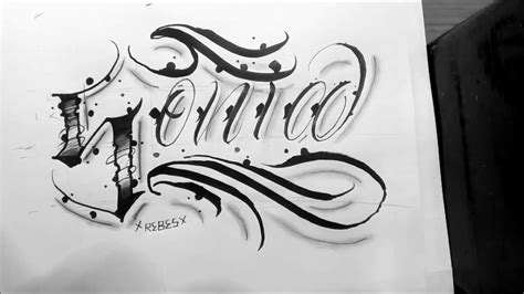Letras de artistas por orden alfabético diseño de Letras para tatuar"SONIA"/curso chicano lettering/graffiti tags /brush lettering ...
