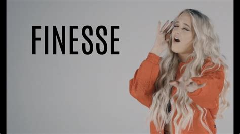 Finesse Bruno Mars Ft Cardi B Cover By Macy Kate