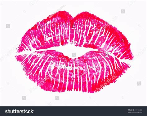 Pink Kiss Lips Lip Print Illustration 11913400 Shutterstock