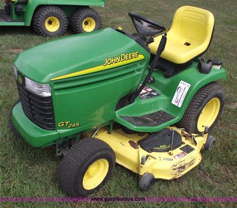 John Deere Gt245 Lawn Mower In Harrisonville Mo Item A4070 Sold