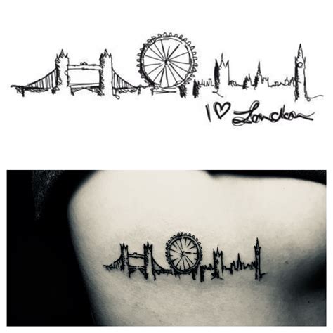 London Skyline Tattoo London Tattoo London Skyline Tattoo Skyline Tattoo
