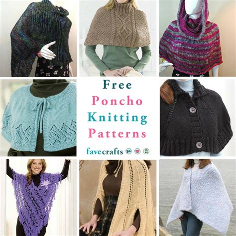 August 17, 2018 by admin. 16 Free Poncho Knitting Patterns | FaveCrafts.com