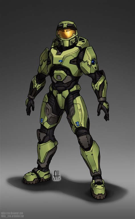 Fan Art By Geoff Herndon Halo Armor Sci Fi Armor Power Armor The