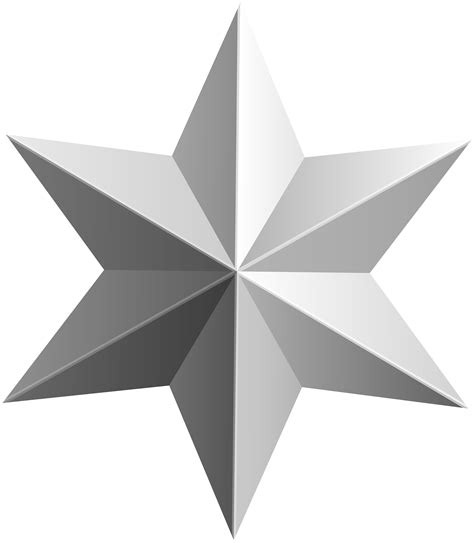 Silver Star Transparent Png Clip Art Image Gallery