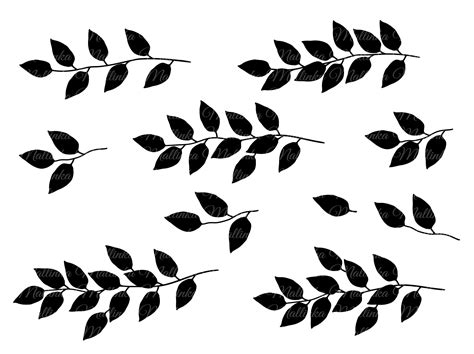 Branches Branches Svg Svg Tree Branches Silhouette Leaf Svg Greenery Eucalyptus Vector