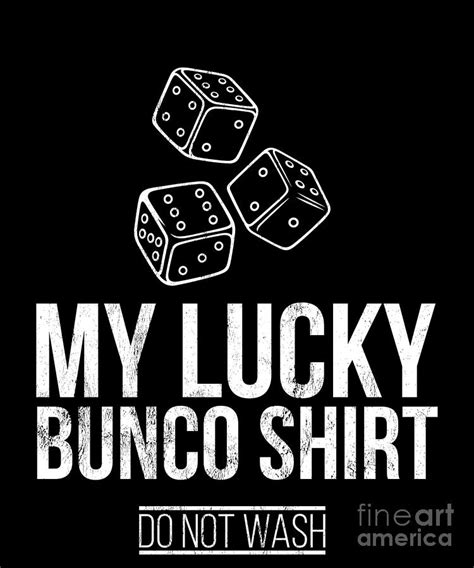 My Lucky Bunco Funny Bunco Do Not Wash Tee Drawing By Noirty Designs