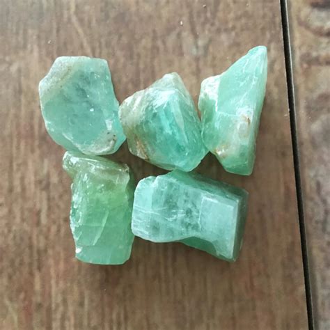 Raw Green Calcite Crystal The Crystal Grid