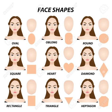 Face Shapes Vector Illustration Royalty Free Cliparts Face Shapes