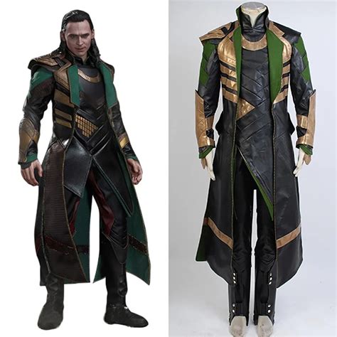 Thor The Dark World Loki Cosplay Costume Whole Sets