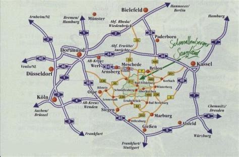Das sauerland strahlt einen ganz besonderen charme aus: Sauerland Maps & Facts