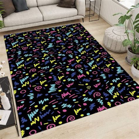 90s Arcade Retro Home Theater Carpet Movie Mat Gamer Retro Rug Teeruto