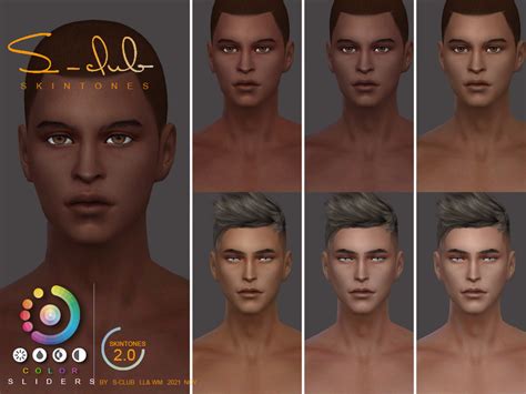 The Sims Resource Mat Male Skintones By S Club