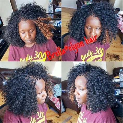 Having a great haircut with your curly hair is very easy. Spanish curl crochet braids with pick and drop | Braids ...
