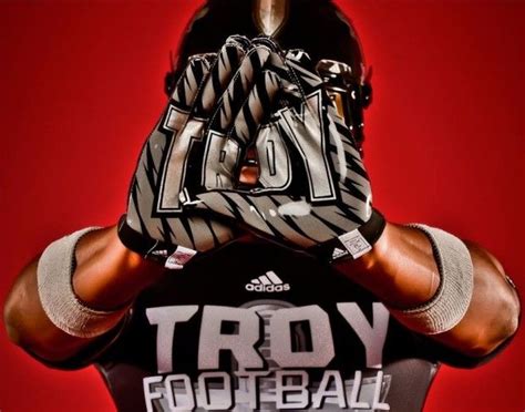 2013 Troy Trojans Adidas Blackout Uniforms Troy Trojans Troy