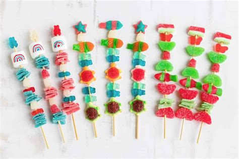 How To Make Gummy Candy Kabobs Skewers So Simple Ideas