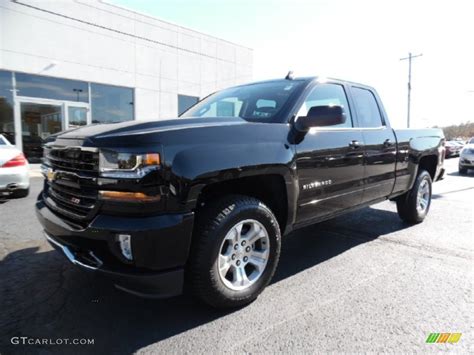 2016 Black Chevrolet Silverado 1500 Lt Z71 Double Cab 4x4 108083518