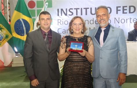 senadora zenaide prestigia formatura do ifrn de mossoró e recebe homenagem blog do marcos