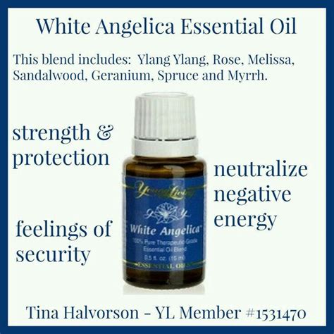 White Angelica Young Living Essential Oils Wellness Emotions And
