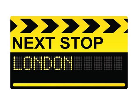 London Bus Stop Sign Stock Vectors Istock