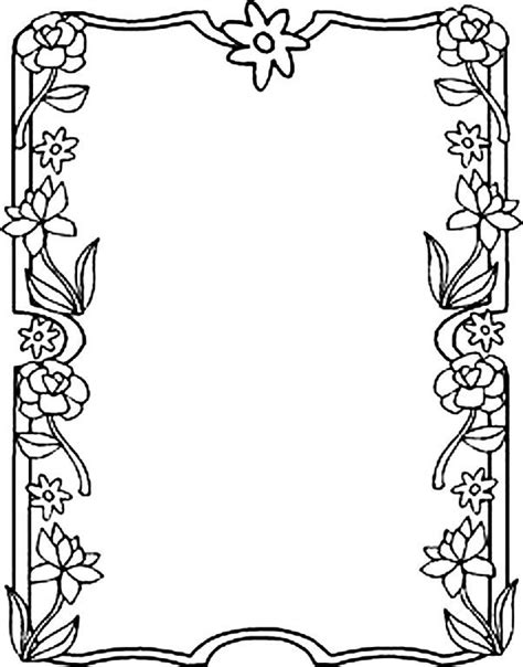 Draw what you want in the center, or add a picture ! Pin by Kimberly Everett on coloring | Picture frame ...