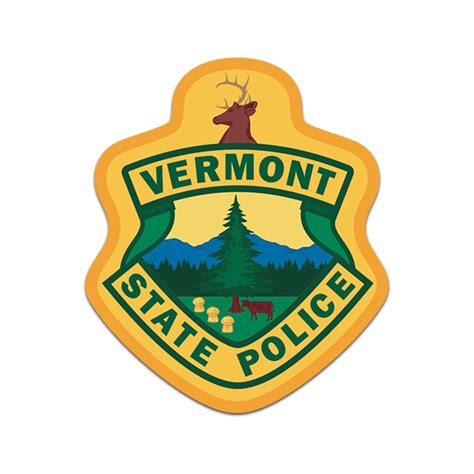 Vermont State Police Vinyl Sticker Decal Trooper Vt Officer Collectable