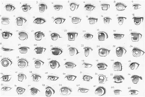 Anime Eye Styles 2016 By Mikalincow On Deviantart