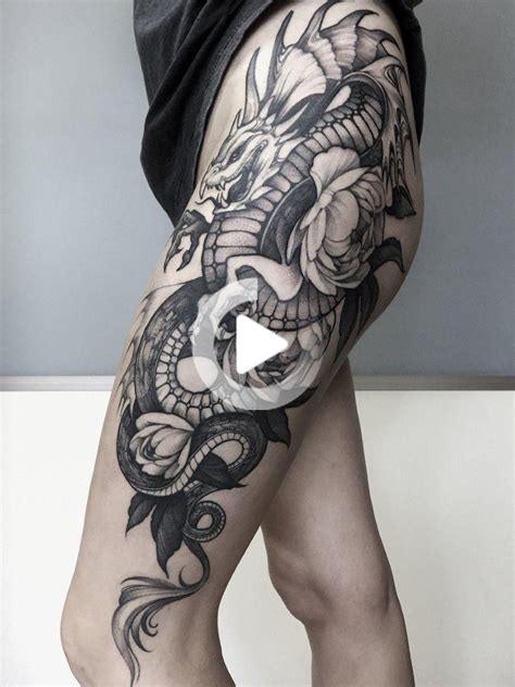They take it as a symbol of honor and courage. Twitter in 2020 | Dragon tattoo hip, Dragon tattoo for ...