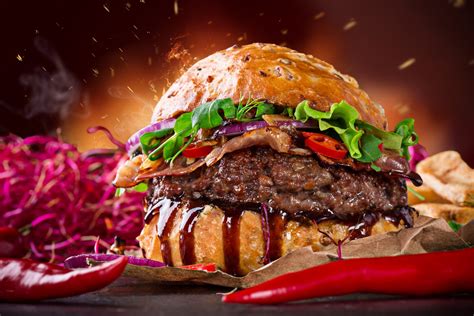 Download Food Burger 4k Ultra Hd Wallpaper